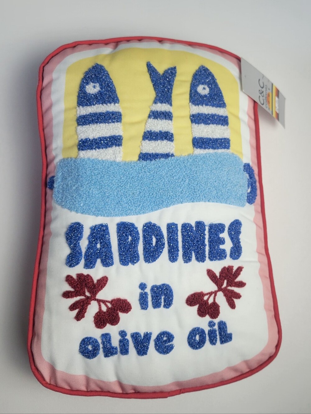 Sardines In Olive Oil C & C California Accent pillow New